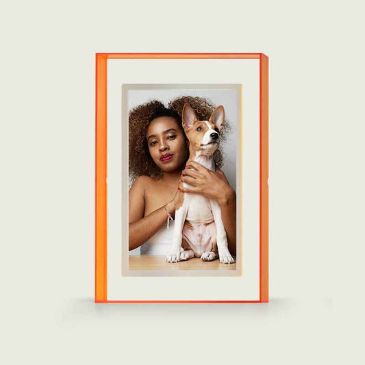 Pinpin 2.0 Orange Acrylic Digital Frame