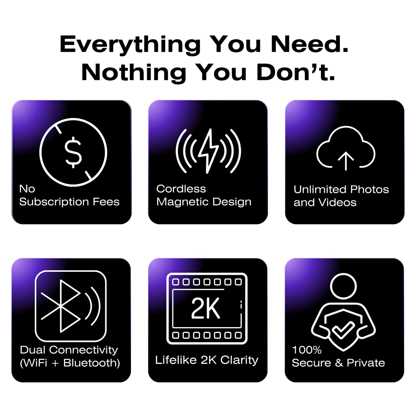 Pintab 2K Digital Frame Set - Wireless Magnetic Wall Mount Smart Photo Display