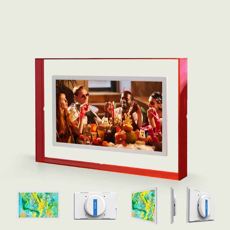 Pinpin 2.0 Red Acrylic Digital Frame