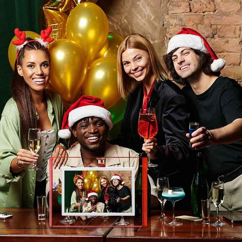 Pinpin 2.0 Red Acrylic Digital Frame