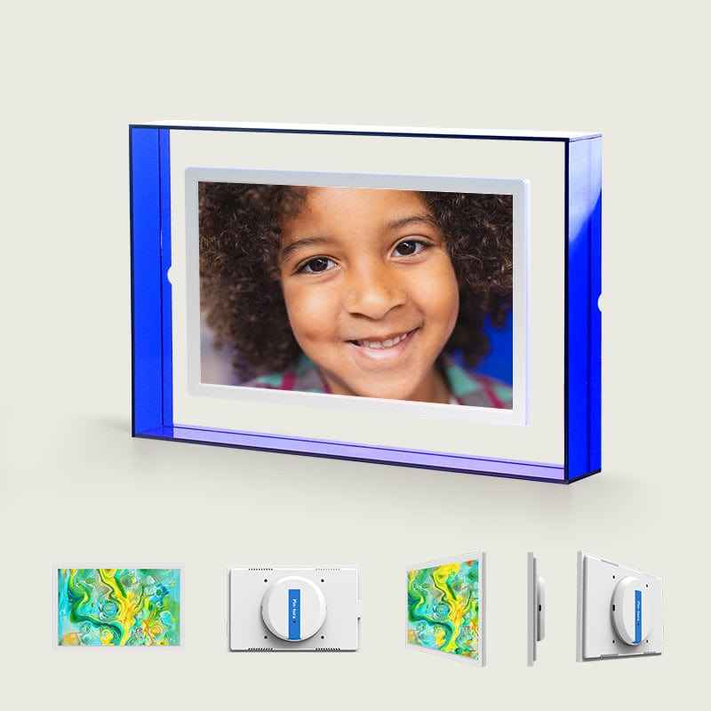 Pinpin 2.0 Blue Acrylic Digita  Frame