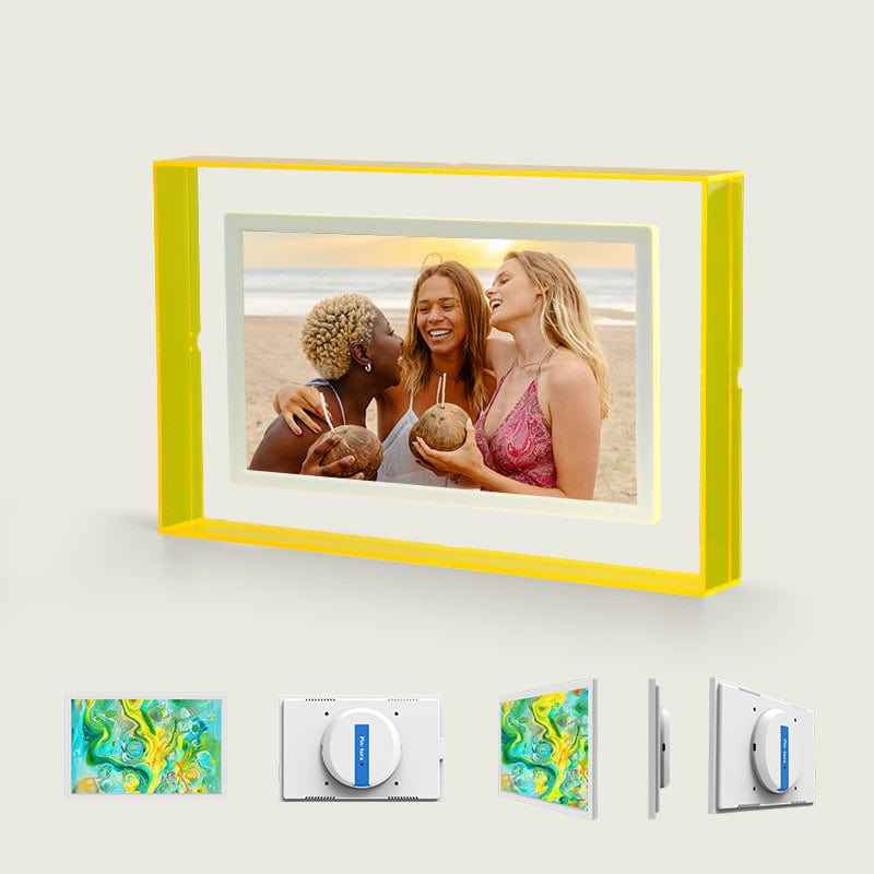 Pinpin 2.0 Yellow Acrylic Digital Frame