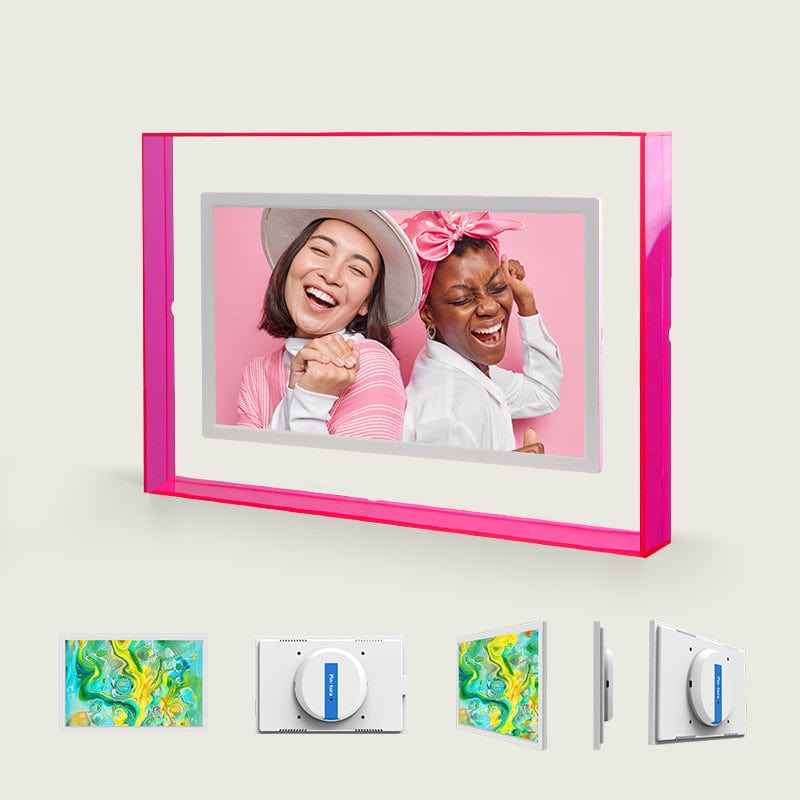 Pinpin 2.0 Pink Acrylic Digital Frame