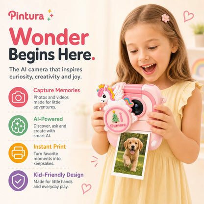 Pintura Instant Print Camera for Kids