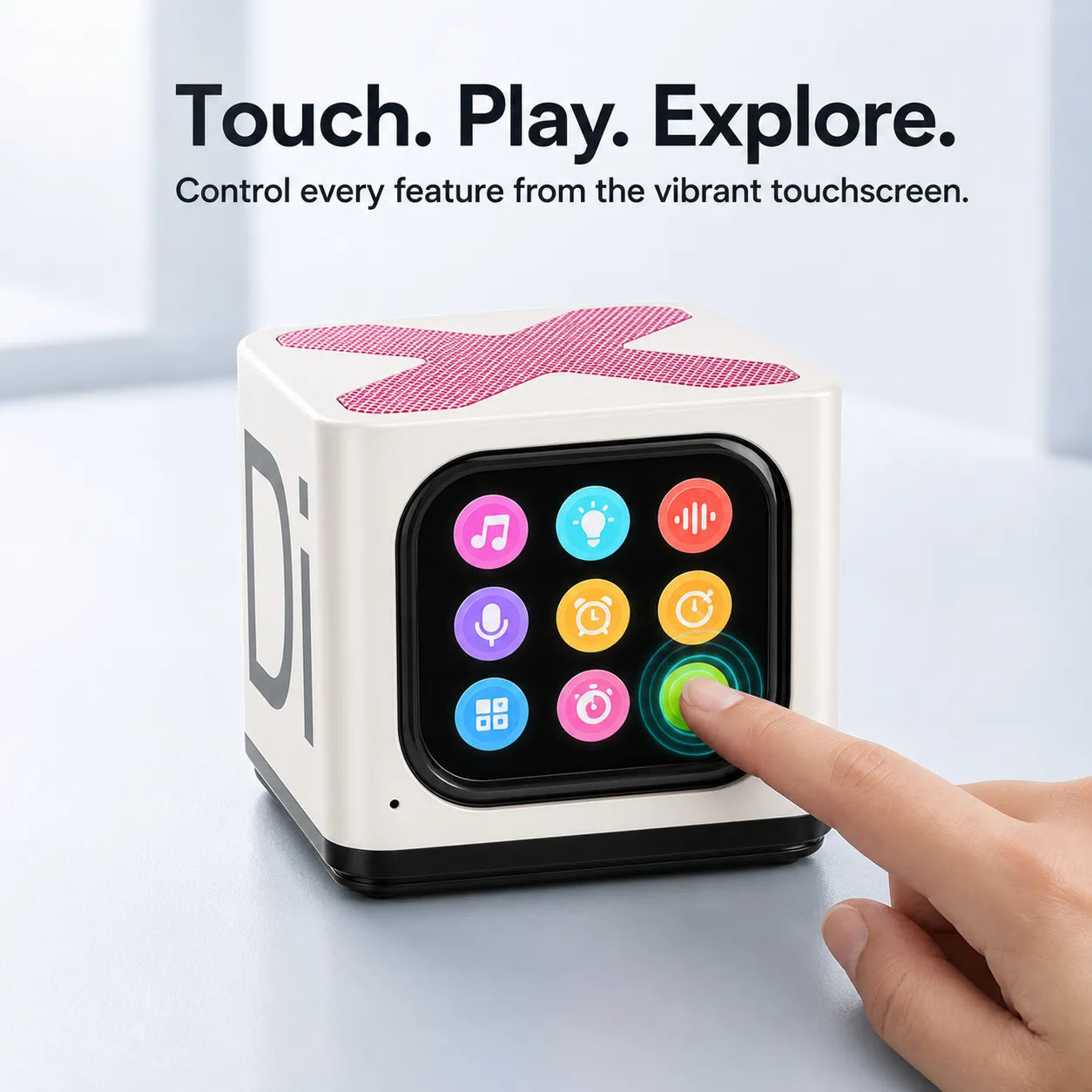 Pintura Mini Bluetooth Speaker with Smart Display & AI Assistant