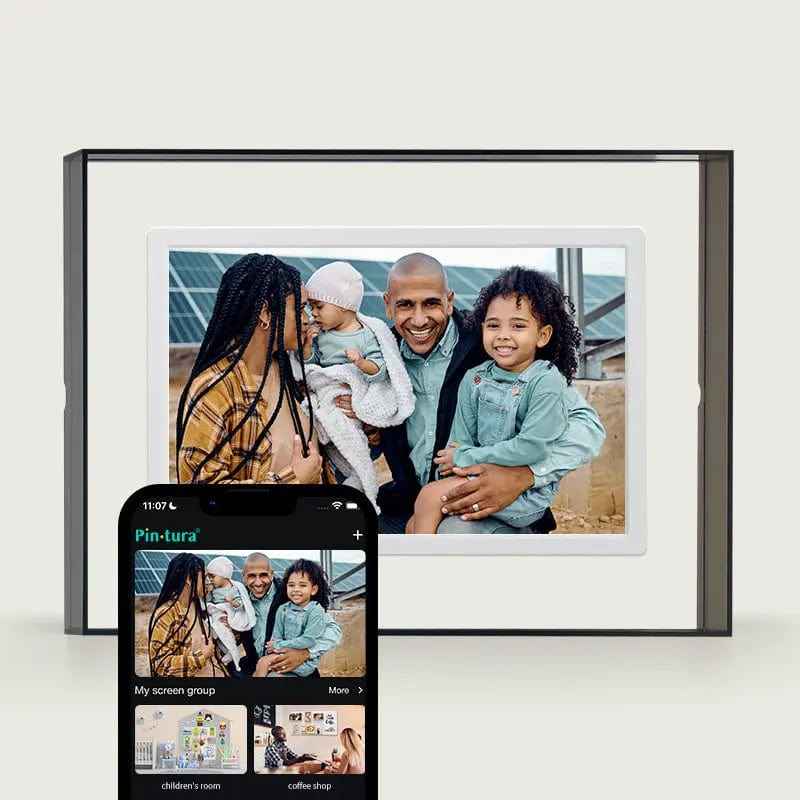 Pinpin 2.0 Gray Acrylic Digital Frame