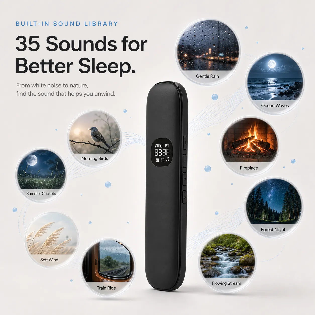 Pintura Bone Conduction Pillow Speaker for Sleeping