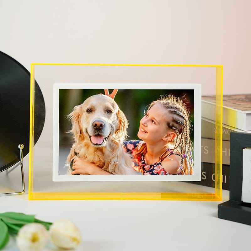 Pinpin 2.0 Yellow Acrylic Digital Frame