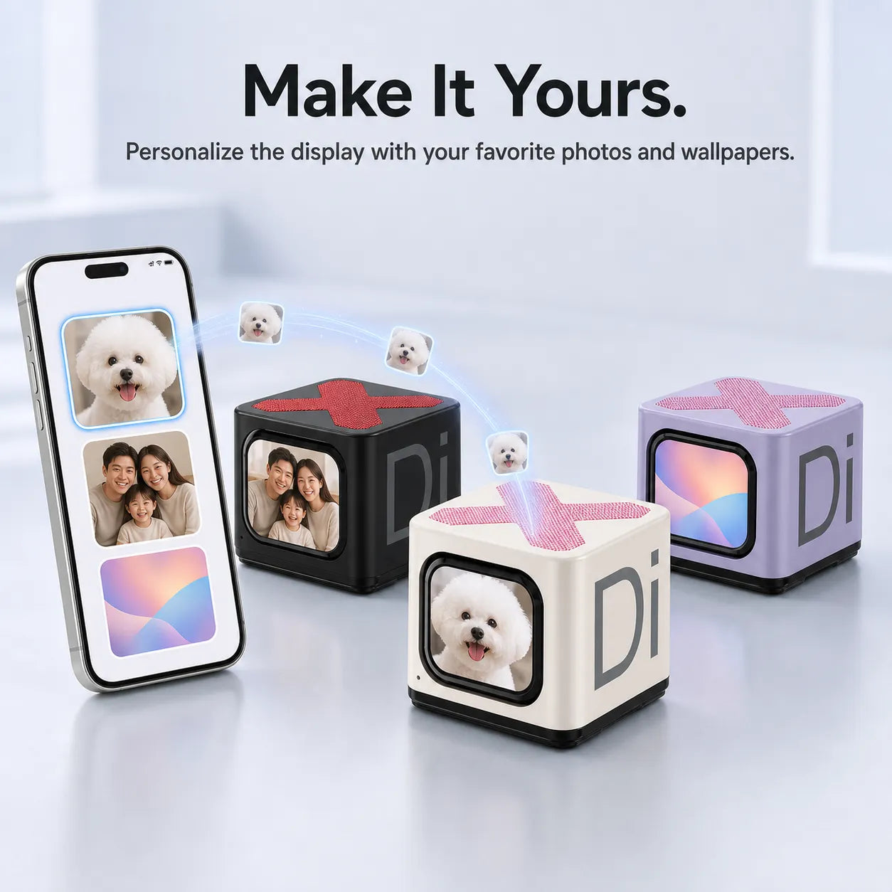 Pintura Mini Bluetooth Speaker with Smart Display & AI Assistant