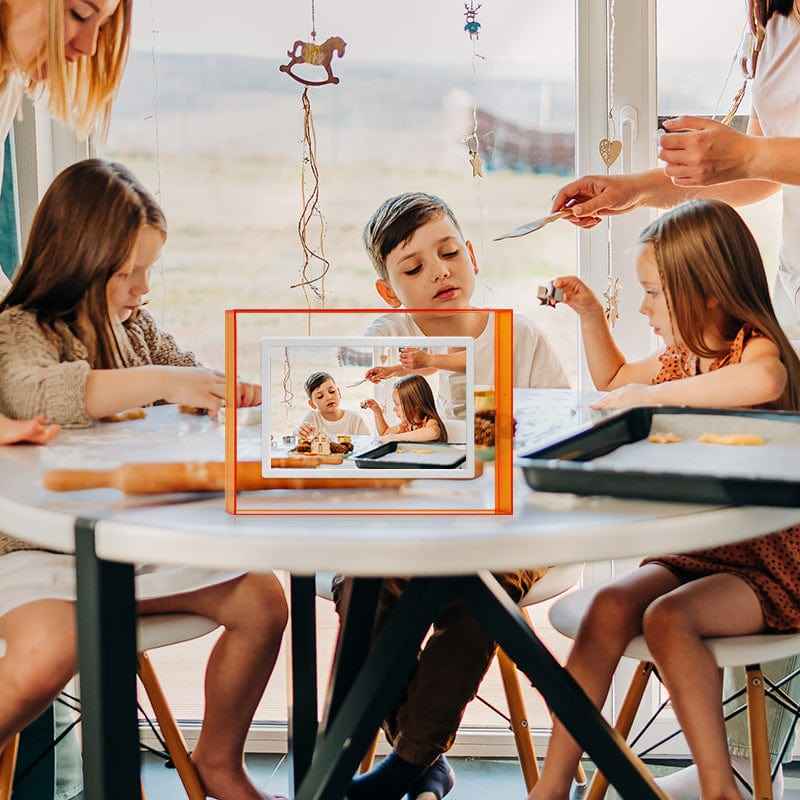 Pinpin 2.0 Orange Acrylic Digital Frame