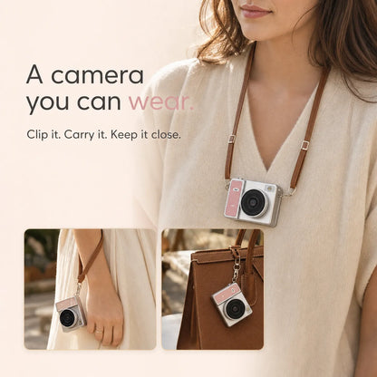 Pintura Mini Keychain Camera with Flip Screen