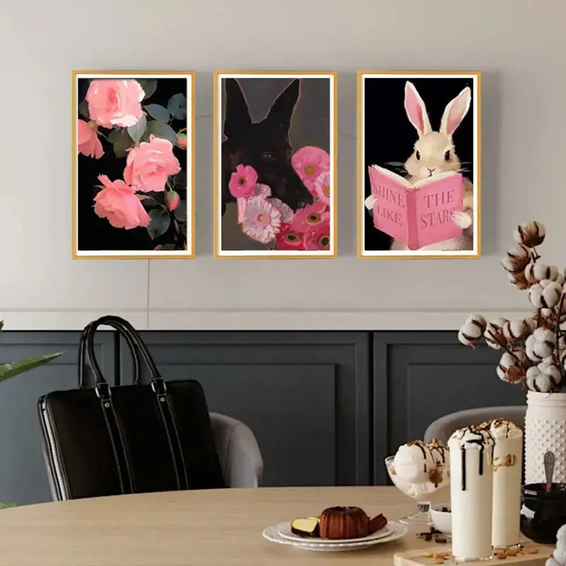 Pinpin Magnetic Multi-Screen Digital Frame: A Wall Adorned with Various Framed Pictures，free serial adapter - PinturaLife