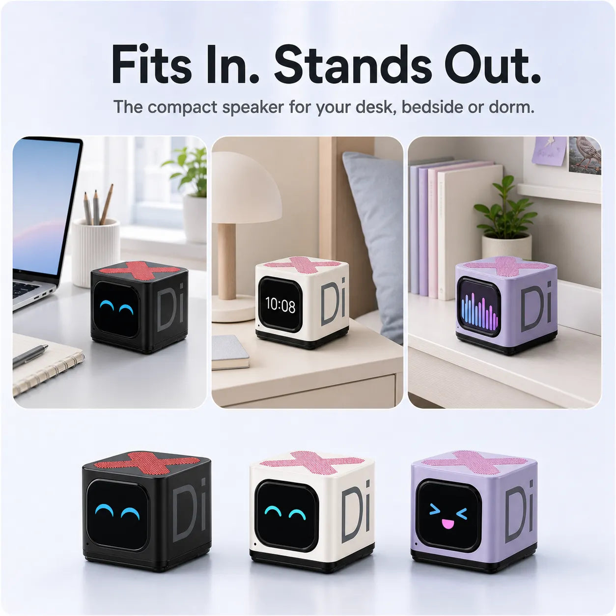 Pintura Mini Bluetooth Speaker with Smart Display & AI Assistant