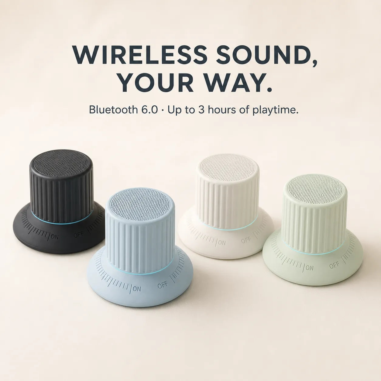 Pintura Magnetic Knob Bluetooth Speaker