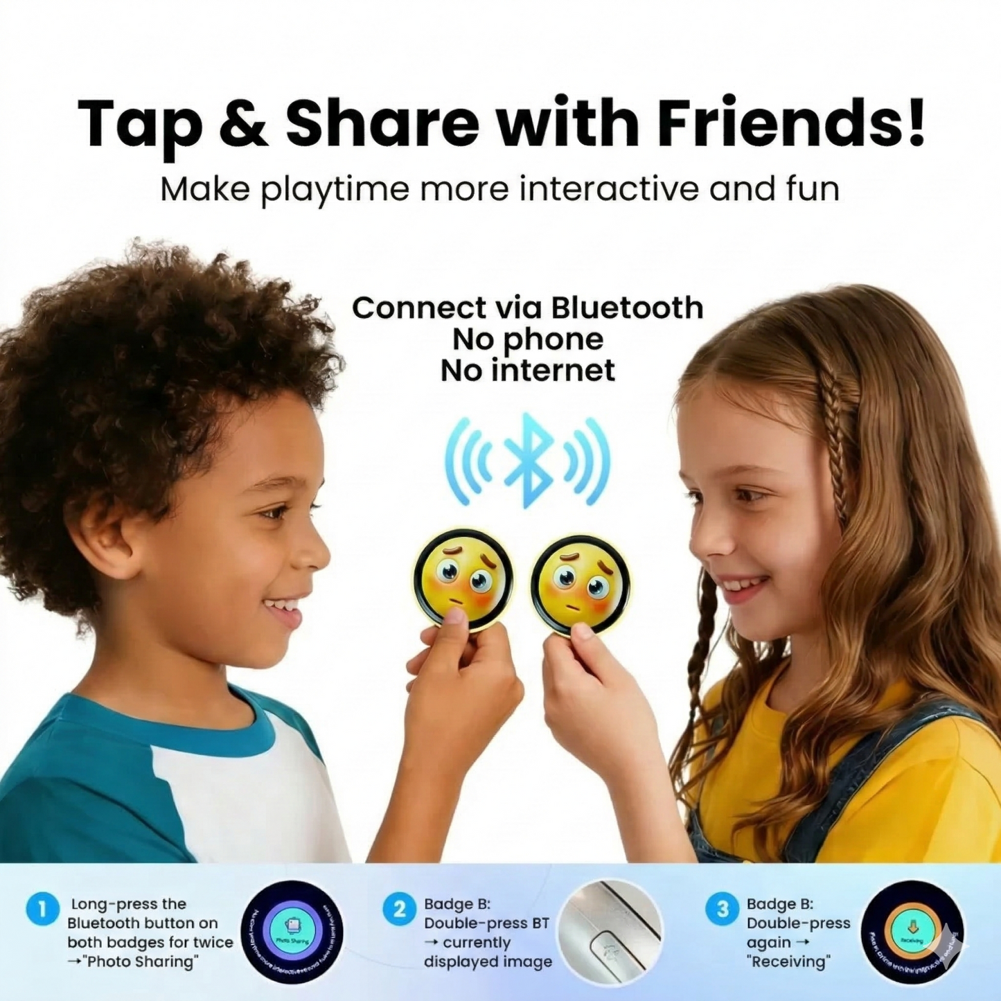 Smart Digital Badge & Wearable GIF Player — For Ita Bags, Cosplay & Trade Shows