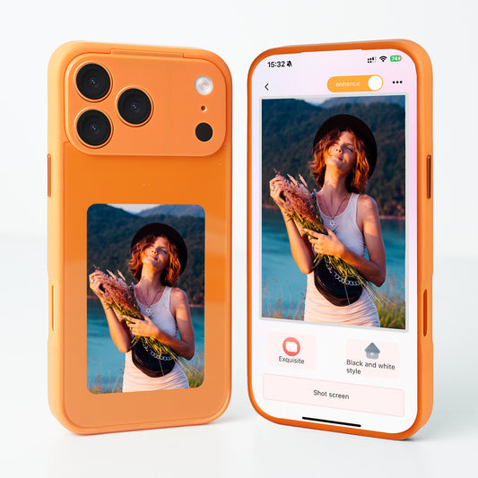 Smart E-Ink Phone Case - DIY Infinite Customization, NFC-Powered & Battery-Free