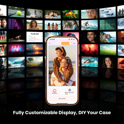 Smart E-Ink Phone Case - DIY Infinite Customization, NFC-Powered & Battery-Free