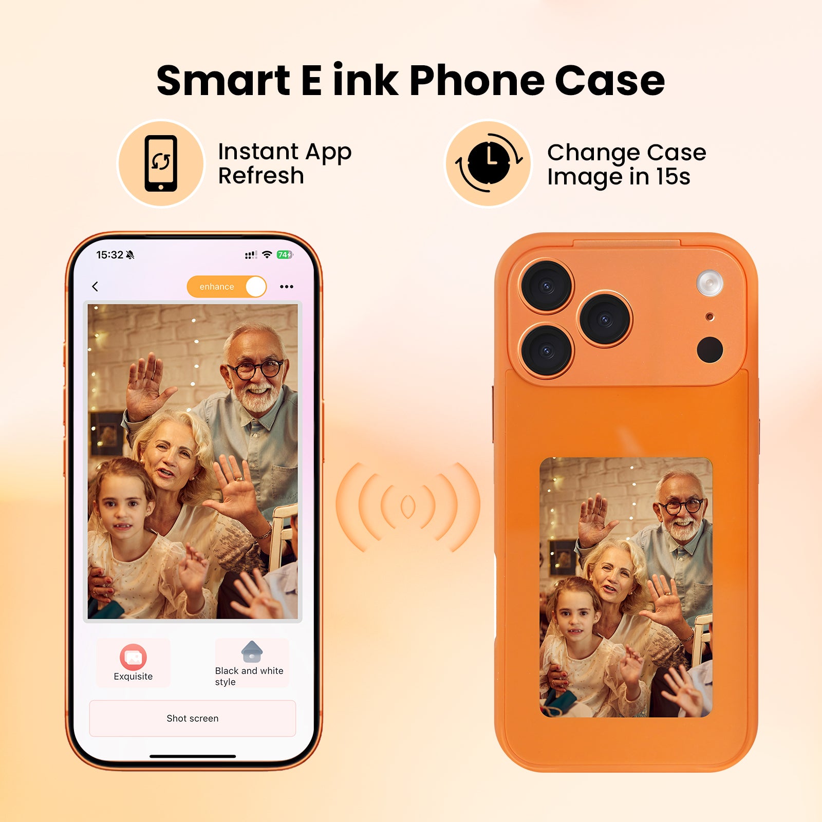 Smart NFC E-Ink Phone Case Smart NFC E-Ink Phone Case