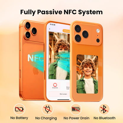 Smart E-Ink Phone Case - DIY Infinite Customization, NFC-Powered & Battery-Free