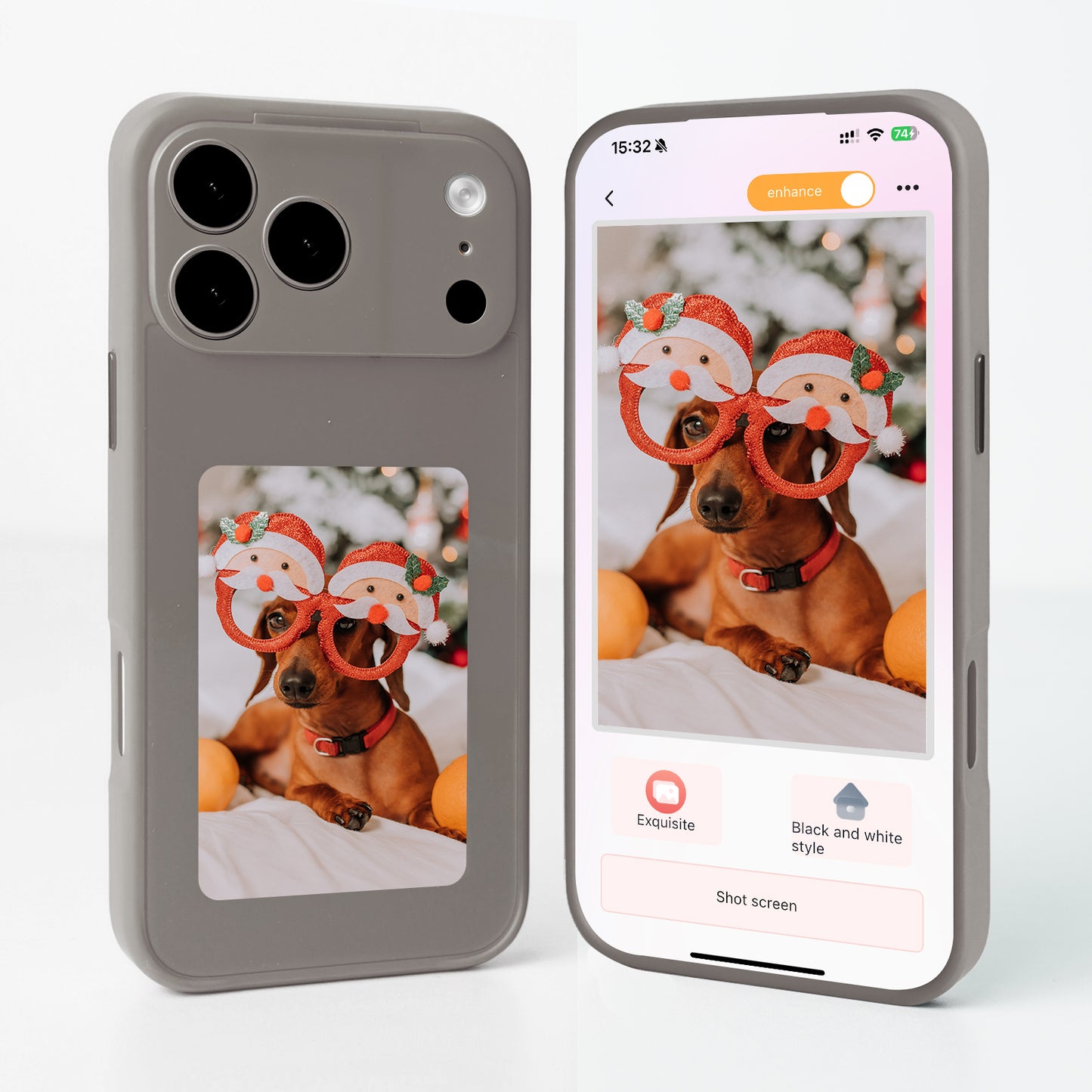 Smart E-Ink Phone Case - DIY Infinite Customization, NFC-Powered & Battery-Free