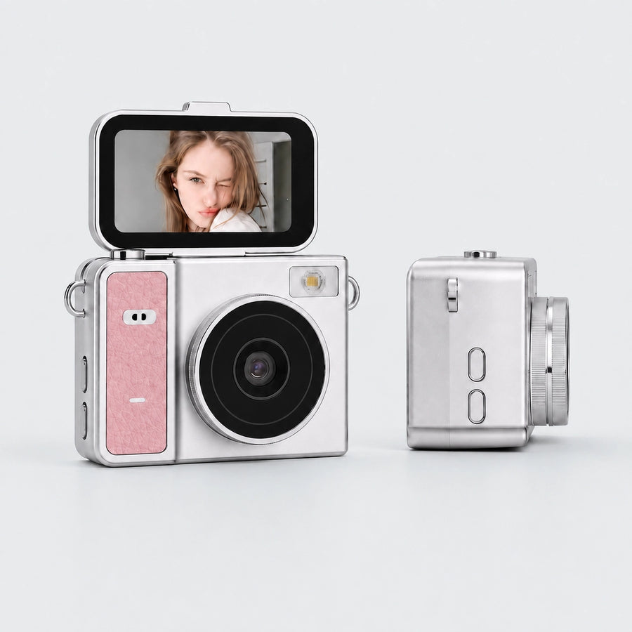 Pintura Mini Keychain Digital Camera with Flip Screen