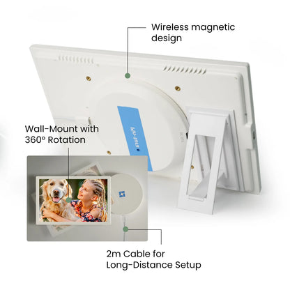Pinpin Acrylic WiFi Digital Frame | 2K IPS & No Monthly Fees