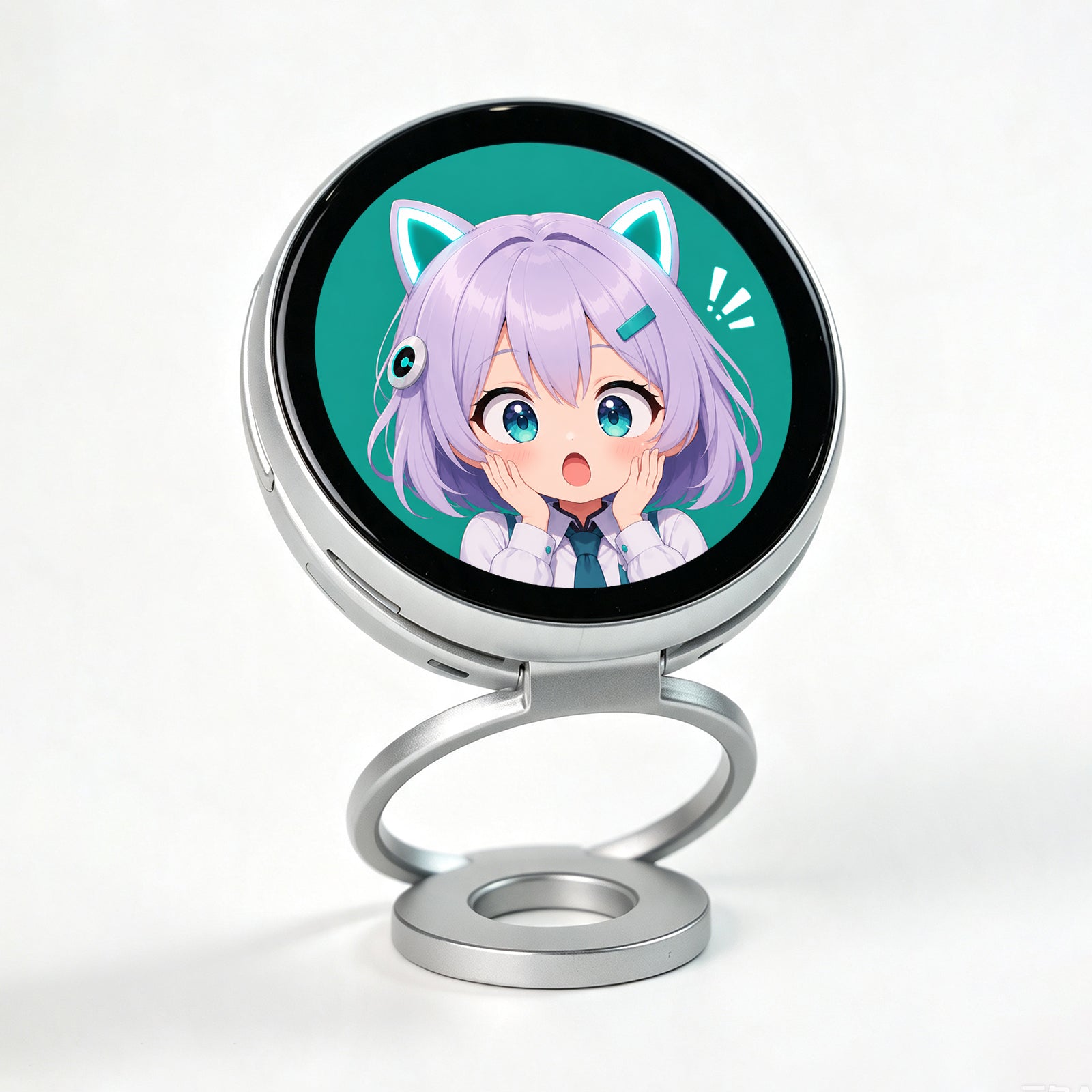 Smart Digital Badge with Magnetic Stand