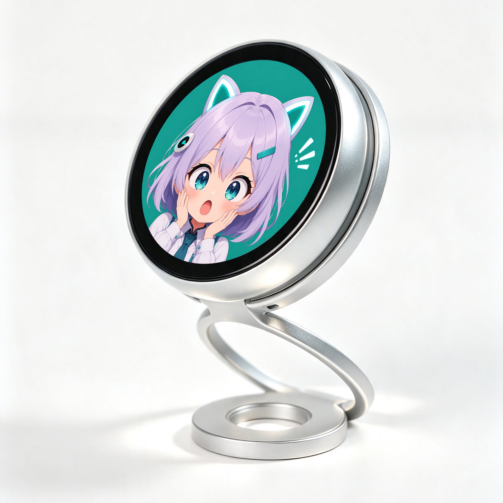 Smart Digital Badge with Magnetic Stand