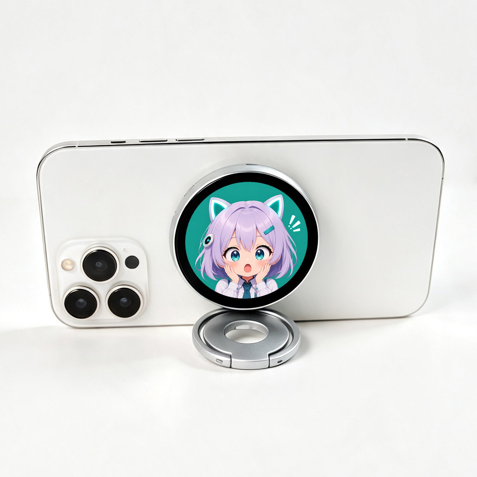 Smart Digital Badge with Magnetic Stand