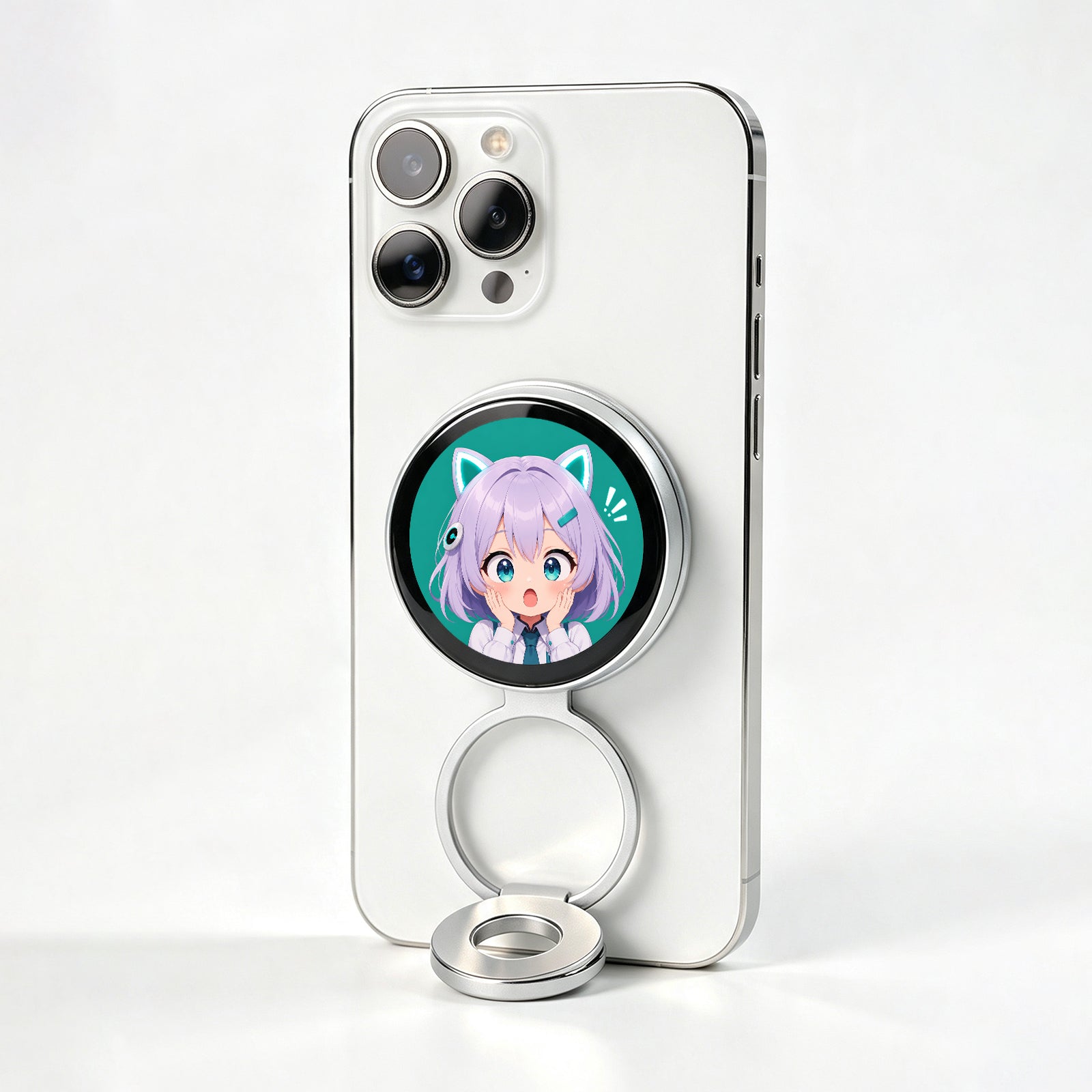 Smart Digital Badge with Magnetic Stand