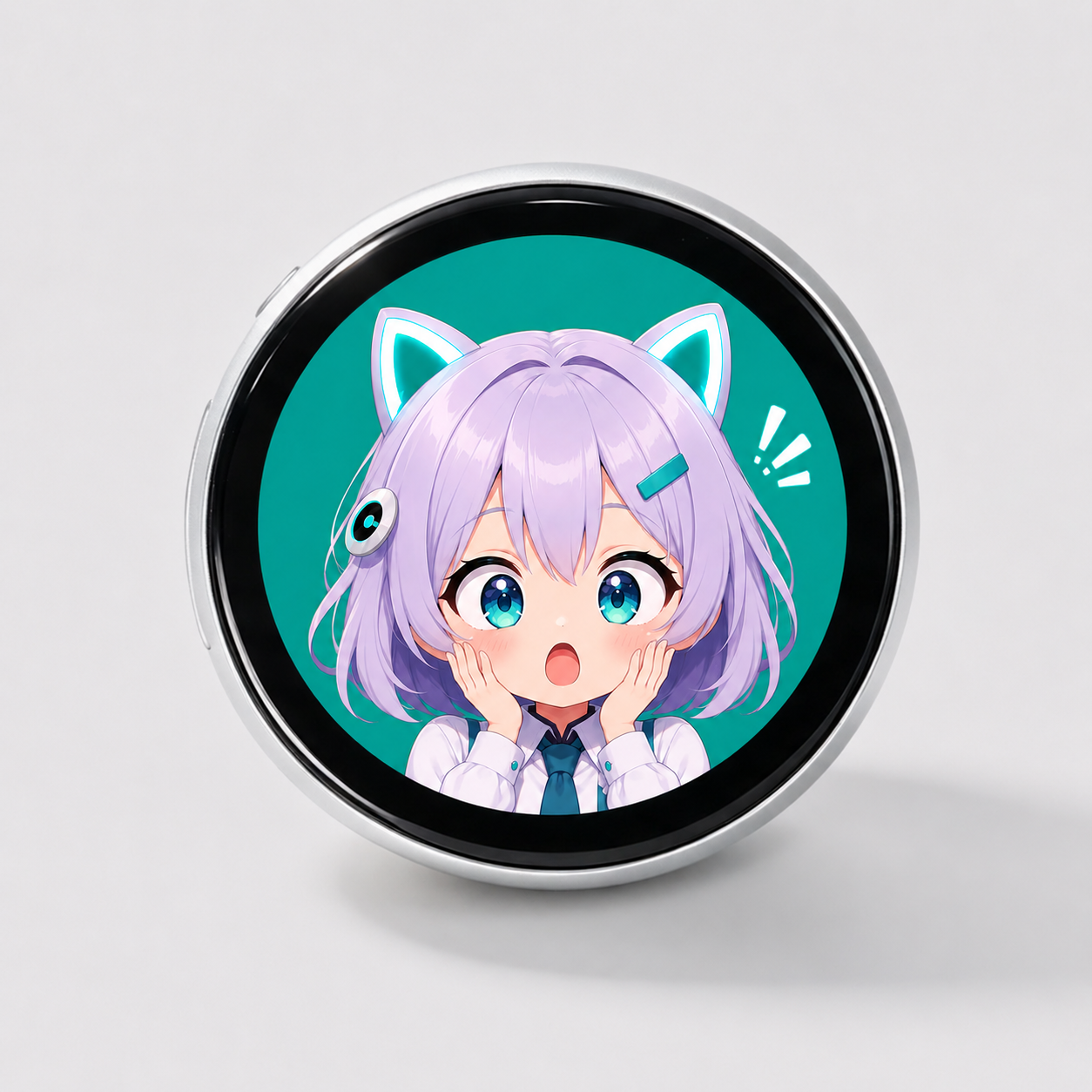 Smart Digital Badge with Magnetic Stand
