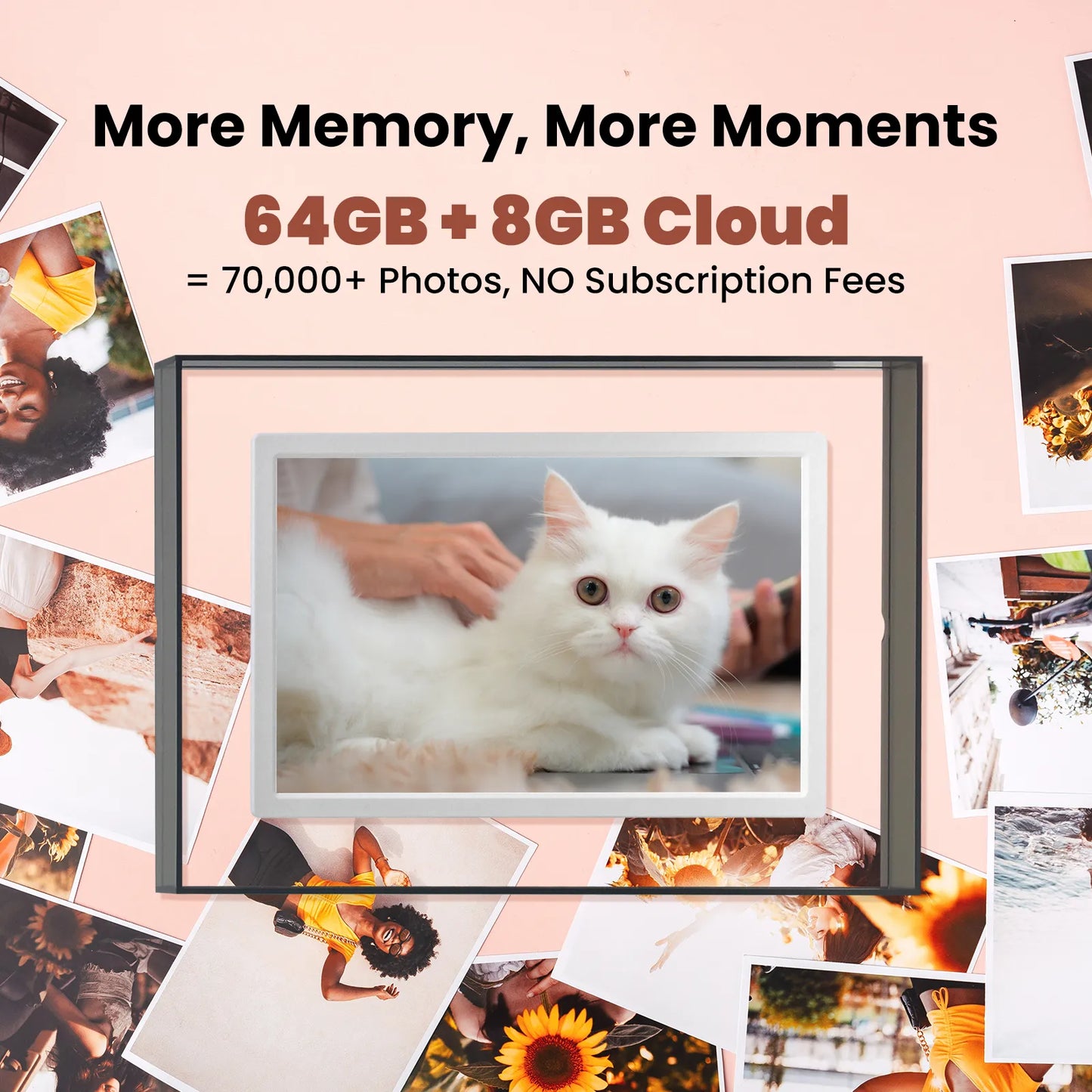 Pintura Pinpin 2.0 | Colorful Acrylic Digital Frame — Unique Gift Edition