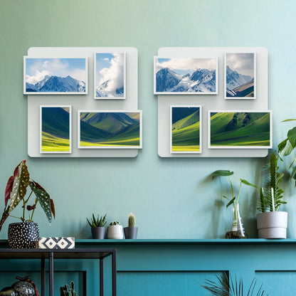 Pintab 2K Digital Frame Set - Wireless Magnetic Wall Mount Smart Photo Display