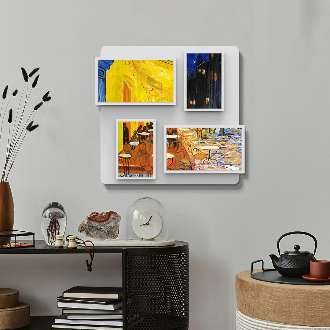 Pintab 2K Digital Frame Set - Wireless Magnetic Wall Mount Smart Photo Display