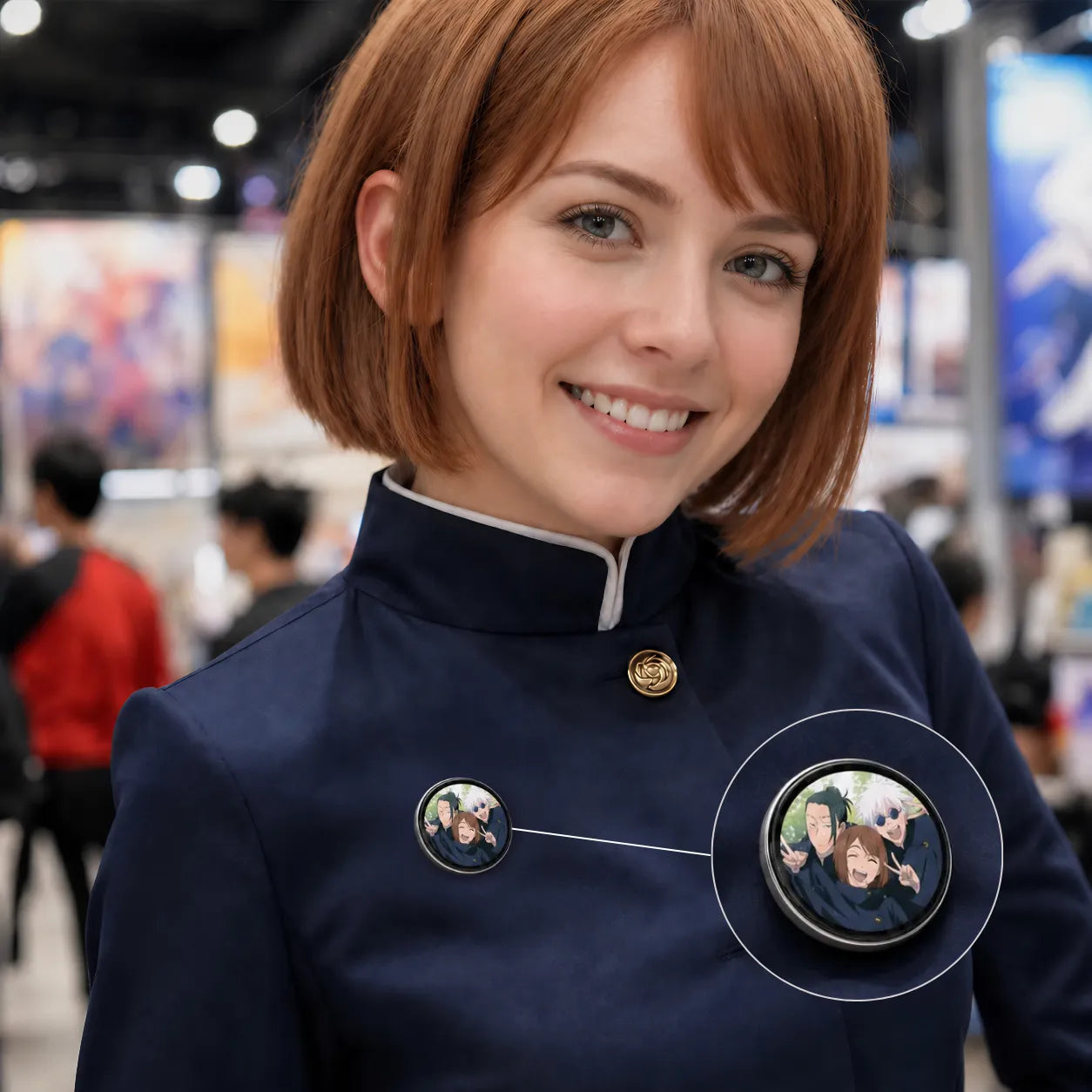 Smart Digital Badge & Wearable GIF Player — For Ita Bags, Cosplay & Events