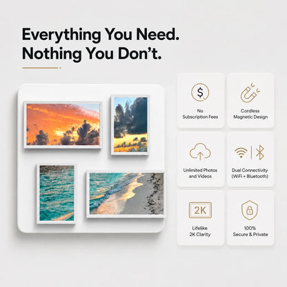 Pintura™ Cordless 2K Digital Art Display & Smart Gallery Wall System