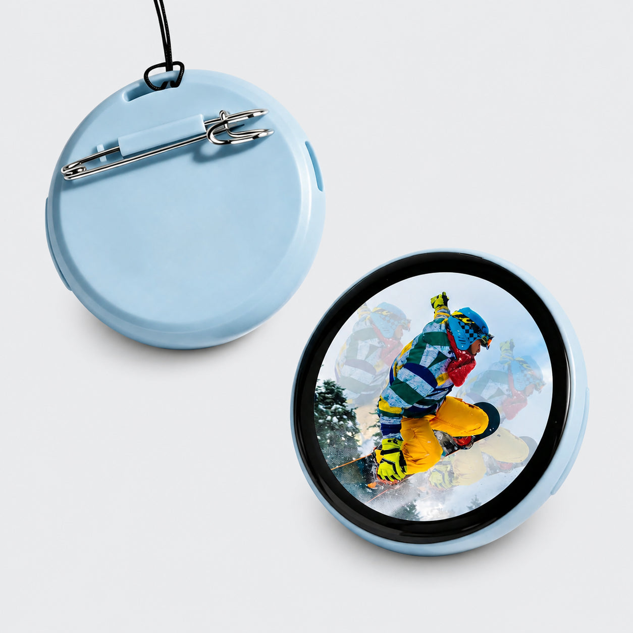 Pintura Mini Digital Badge Pin – Custom GIF & Photo Display