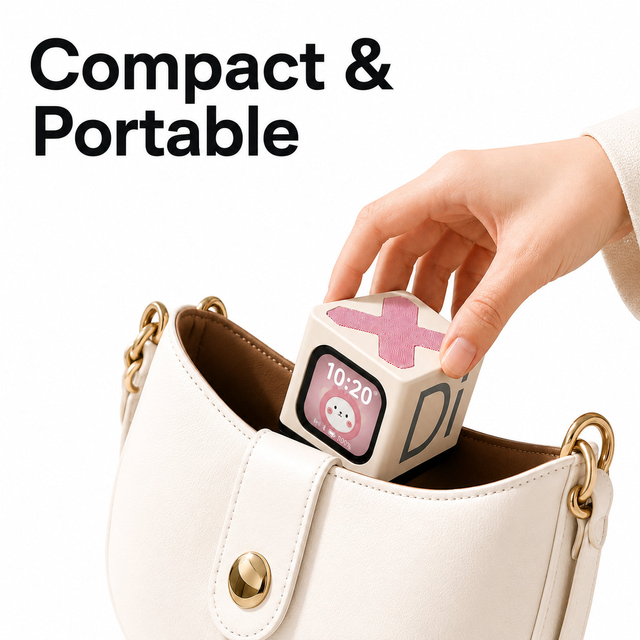 Pintura Mini Bluetooth Speaker with Smart Display & AI Assistant