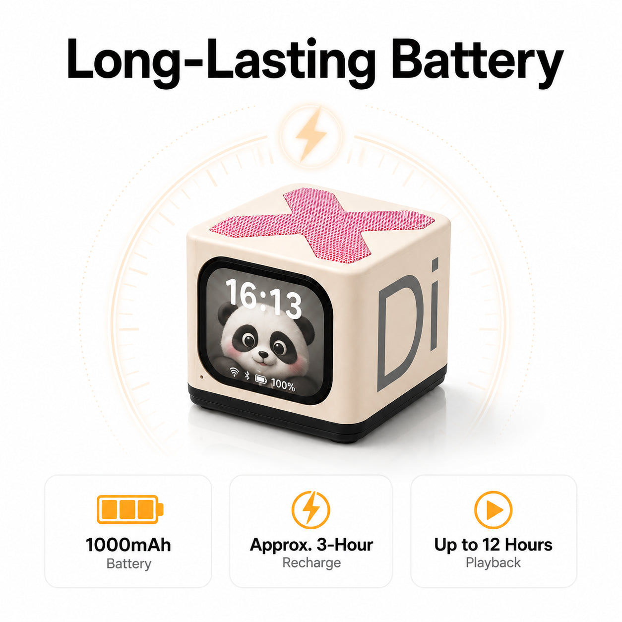 Pintura Mini Bluetooth Speaker with Smart Display & AI Assistant