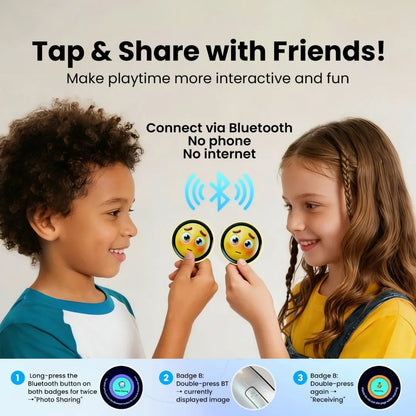 Smart Bluetooth Electronic Badge | DIY GIF Album & Video Player | ACG Convention Essential