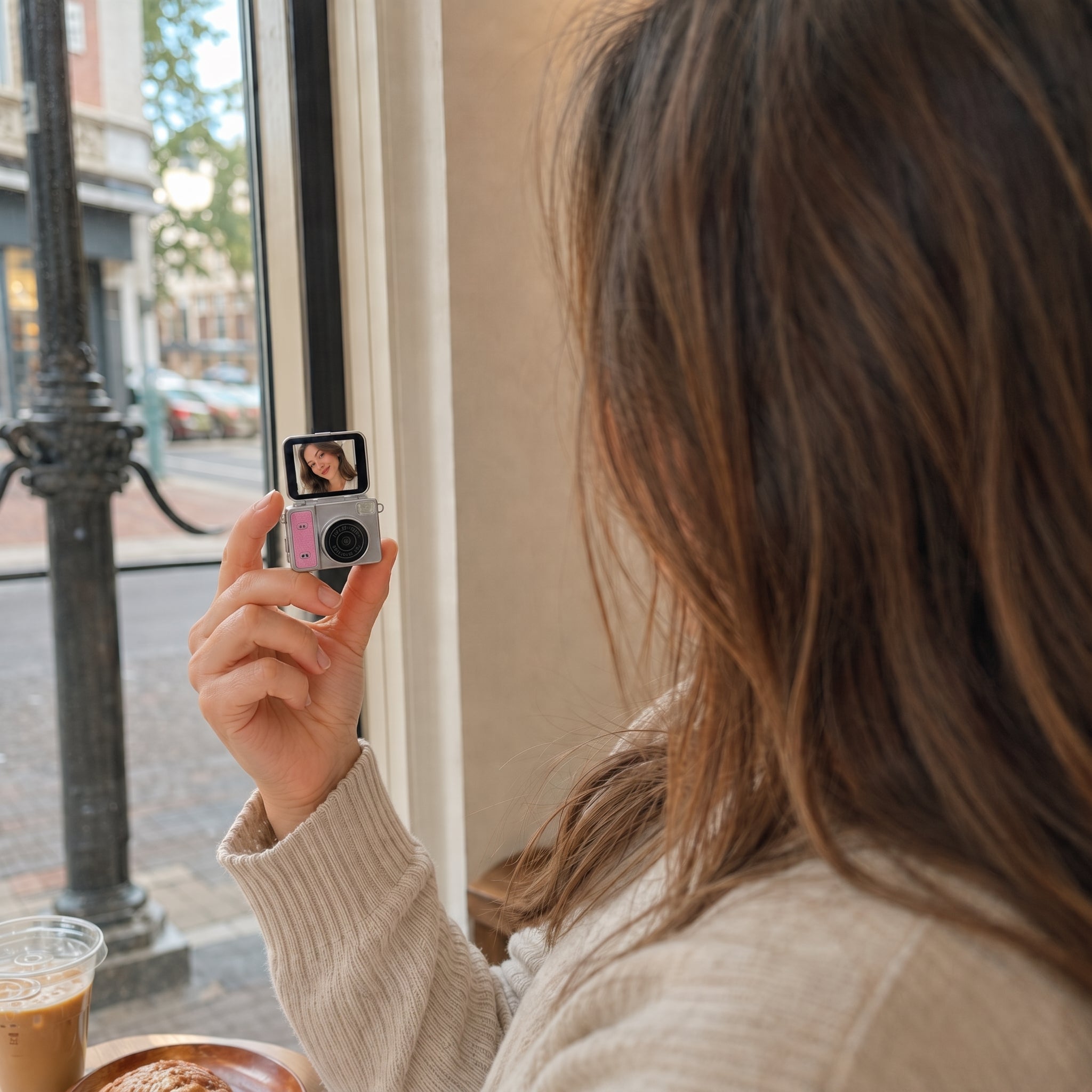 Mini Keychain Camera with Flip Screen | Pintura – PinturaLife