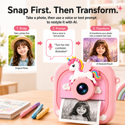 Pintura Instant Print Camera for Kids